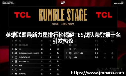 英雄联盟最新力量排行榜揭晓TES战队荣登第十名引发热议